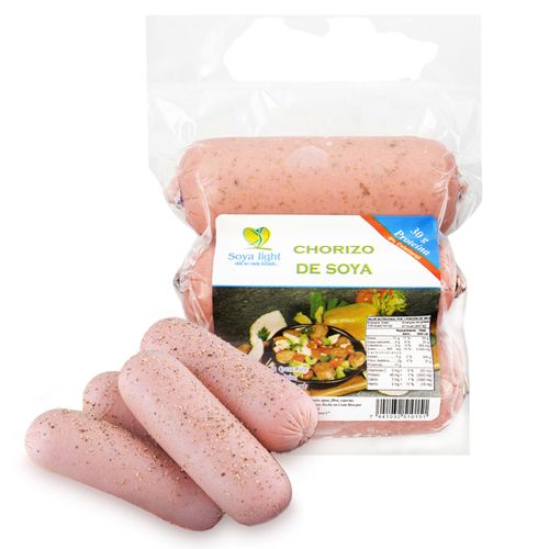 Chorizo Soya Light de soya bajo en grasa - 300 g