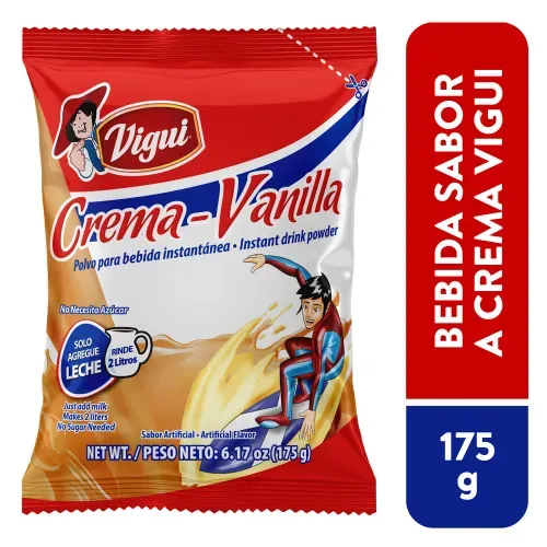Bebida Vigui en polvo sabor crema - 175 g