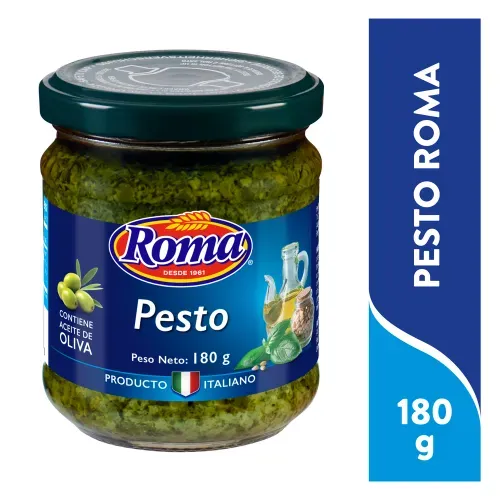 Salsa Roma pesto ligure con aceite de oliva - 180 g
