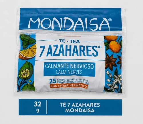Té Mondaisa 7 azahares calmante nervioso - 32.5 g