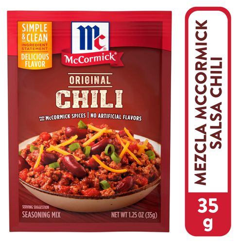 Sazonador para chilli McCormick original - 35 g