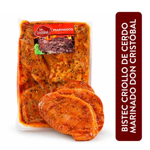 Bistec Don Cristóbal de cerdo adobado - 1 kg