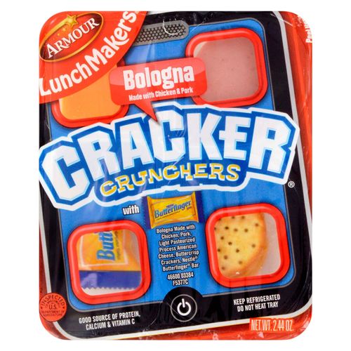 Lonchera Armour Preparada De Bologna Con Galleta Crujiente 2.44 oz
