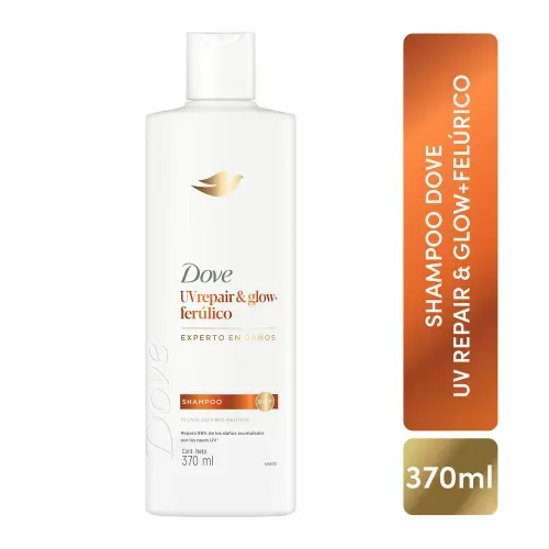 Shampoo Dove UV Repair en líquido - 370 ml