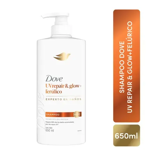 Shampoo Dove UV Repair en líquido - 650 ml