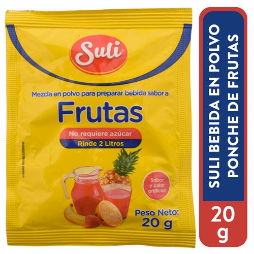 Suli Beb En Polvo Sabor a Pon Frut 20 g