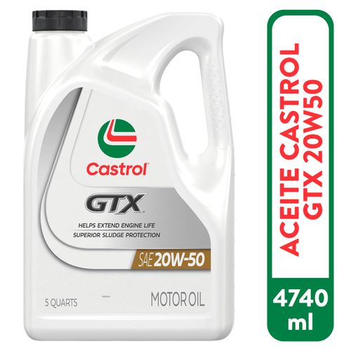 Aceite Castrol Gtx 20w50 4740 Ml