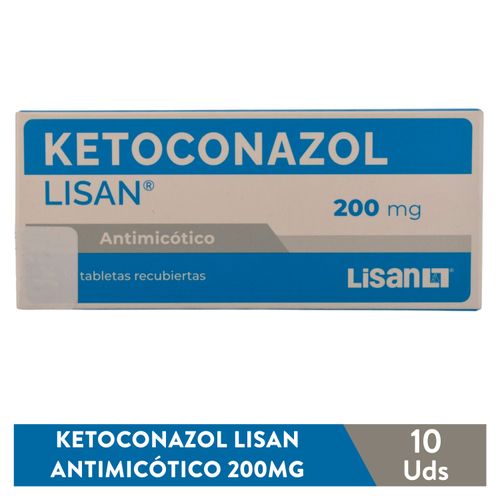 Ketoconazol Lisan 200Mg X 10 Tabletas(S)