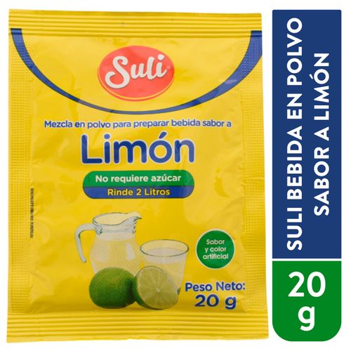 Suli Bebida En Polvo Sabor a Limon 20 g