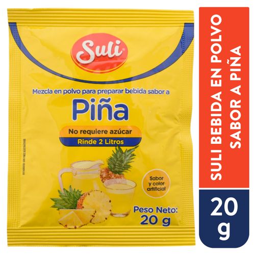 Suli Bebida En Polvo Sabor a Pina 20 g