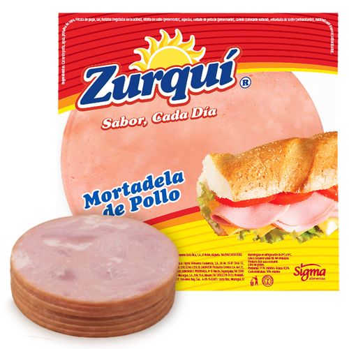 Mortadela Zurquí con pollo -375 g