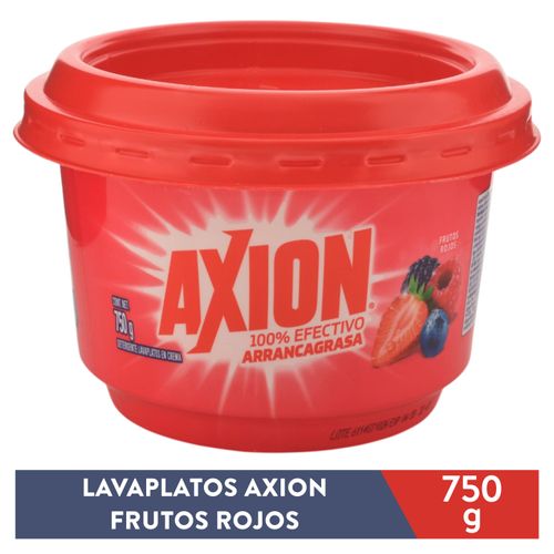 Lavaplatos Axion Pasta Frutos Roj 750 g