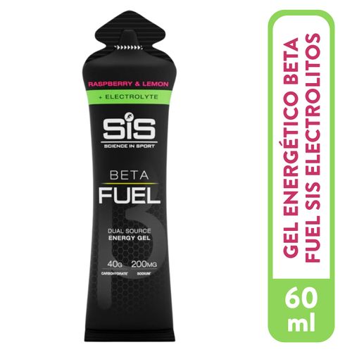 Gel de electrolitos SIS Beta Fuel sabor fresa y limón - 60 ml