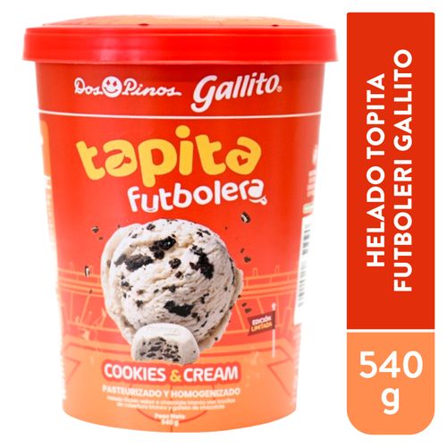 Helado Tapita Futbolera Gallito 540gr