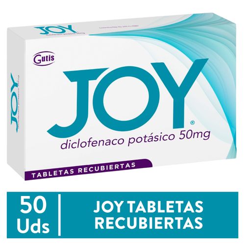 Joy Tableta Recubierta 50mg 50tab Unidad-Precio indicado por aines simples