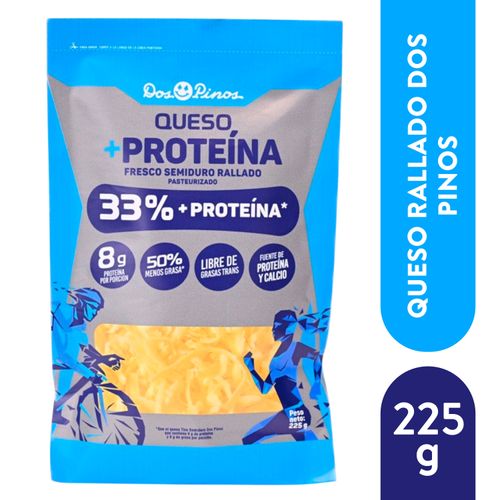 Queso Rallado Proteina Dos Pinos 225gr