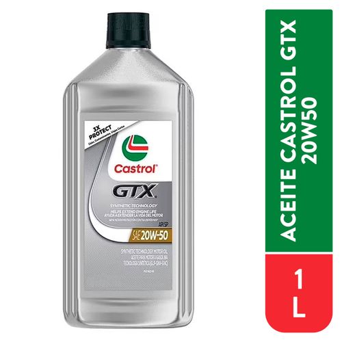 Aceite Castrol Syn Gtx20w50 12x1 1000 Ml