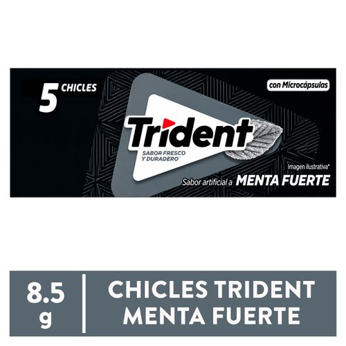 Chicles Menta Fuerte Trident 8.5 g