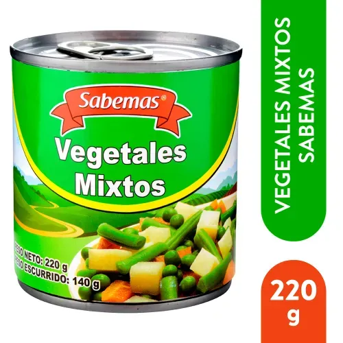 Vegetales Sabemas Mixtos - 220 g