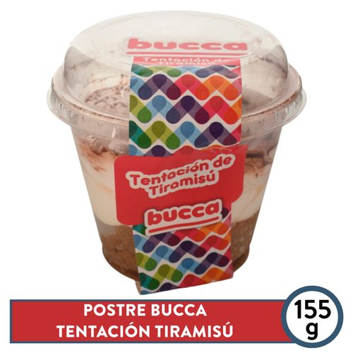 Postre Bucca Tentacion Tiramisu 155gr