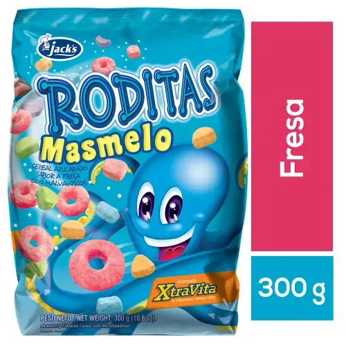 Cereal Roditas Marsmelo Jack´S - 300 g