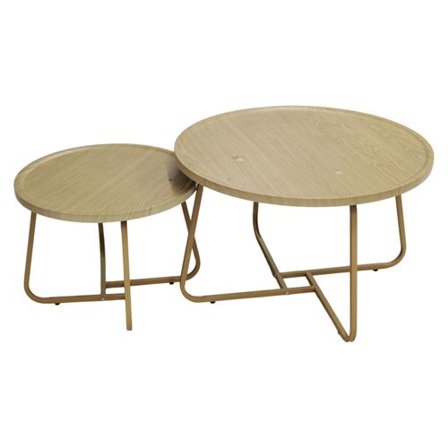 Juego de mesa Mainstays de centro - 2 pzas