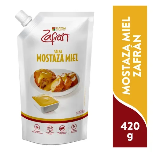 Salsa Zafran Mostaza Miel 420 G