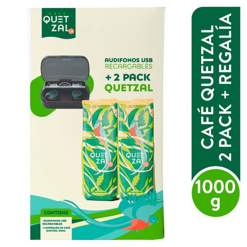 2pk Quetzal Audifonos 1000gr