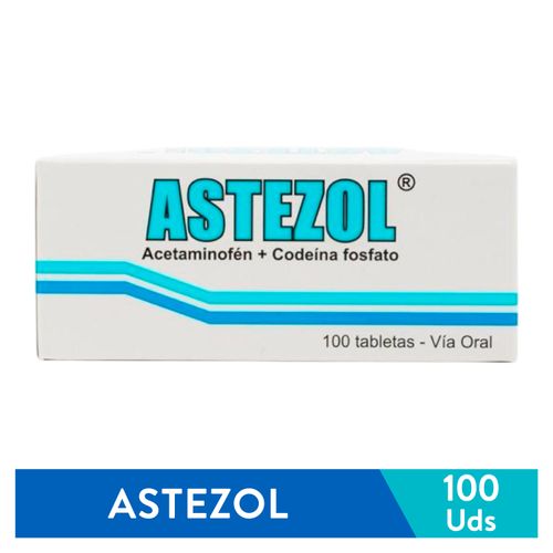 Astezol 500mg 100tab Unidad