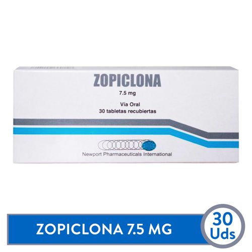 Zoplicona 7 5mg 30tab Unidad