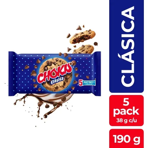 Galletas Gamesa Chokis Clásica 5 pack - 190 g