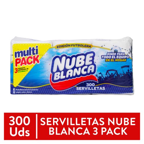 Servilleta Nube Blanca de Papel - 300 Uds