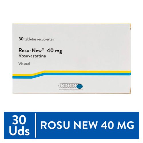 Rosunew 40mg 30tab Unidad