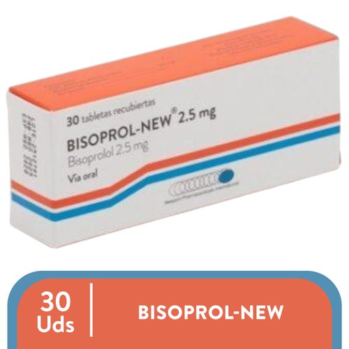 Bisoprol 2.5mg 30tab Unidad