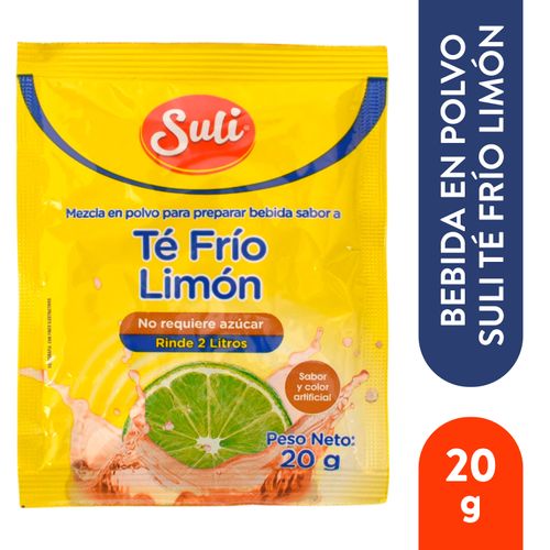 Suli Bebida En Polvo Te Frio Limon 20 g
