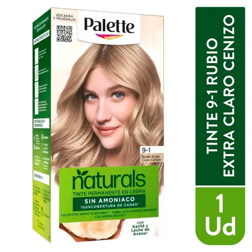 Tinte Palette Naturals 9-1 Rubio Ultra c