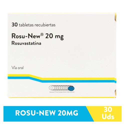 Rosunew 20mg 30tab Unidad