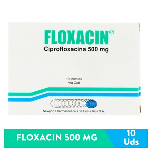 Floxacin 500 mg 10tab Unidad