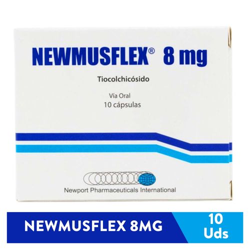 Newmusflex 8mg 10 Tab Unidad
