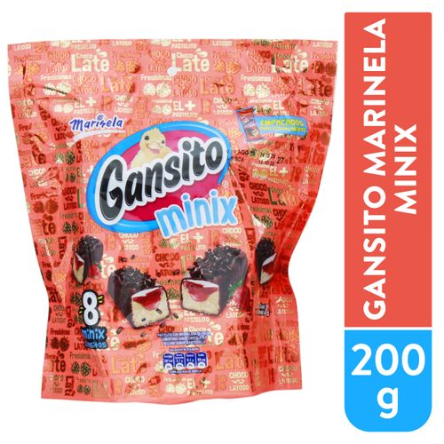 Pastelito Gansito Minix 8p 170 Gr