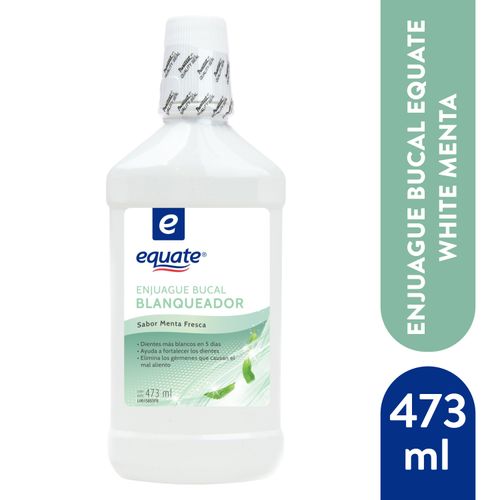 Enjuage Equate Glowing White Rinse Menta -473ml
