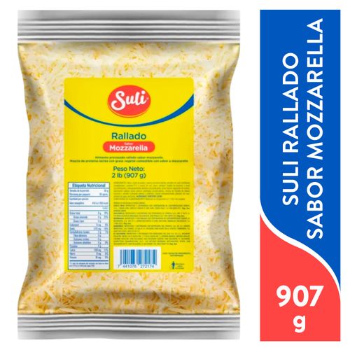 Suli Rallado Sabor Mozzarella - 907 g