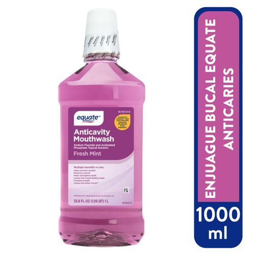 Enjuague Bucal Equate Anticaries - 1000ml
