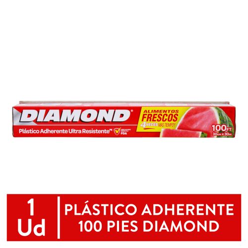 Plástico Diamond Para Envolver rollo - 100 Pies