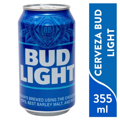 Cerveza Bud Light Lata - 355 ml
