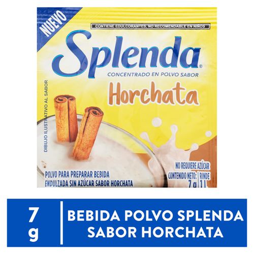 Bebida Polvo Splenda Sabor Horchata 7gr