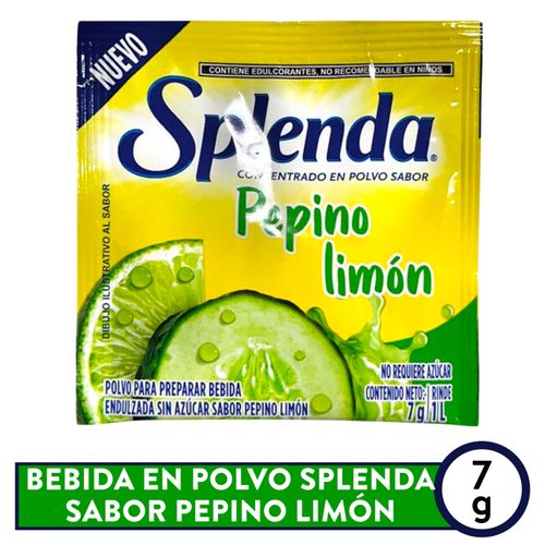 Bebida En Polvo Splenda Pepino Limón - 7 g