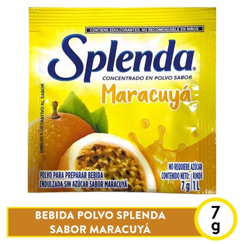 Bebida en Polvo Splenda Sabor Maracuyá - 7 g