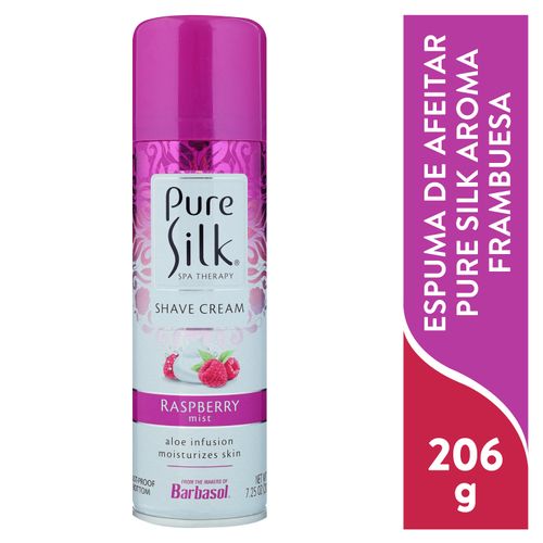 Espuma de afeitar Pure Silk aroma Frambuesa - 206 g