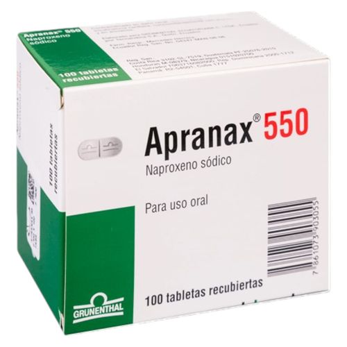 Apranax 550 550mg X100 Tab